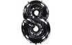 Black Foil Number Balloon 102 cm - 8