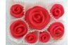 Dortová sada růží - červené červené