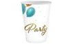 Papíralapú poharak PARTI - születésnap - 250 ml - 6 db