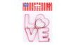 Valentine's Cookie Cutter Set - LOVE (5 pcs)