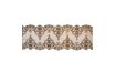 Golden Edible Sugar Lace - Width 8 cm