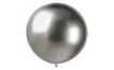 Chrome Balloons 5 pcs Silver Shiny - New Year's Eve - 80 cm