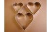 Set of dough cutters - heart big