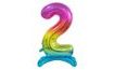Léggömb fólia számok DUH alapon, 74 cm - 2