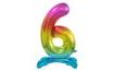 Balloon foil numbers DUH on base, 74 cm - 6