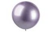 Lesklé chromované balónky 5 ks fialové - 80 cm