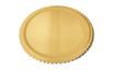 Cake board golden with a rim 24 cm