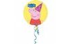 Balón foliový Prasátko Peppa - Peppa Pig - ŽLUTÝ - 43 cm