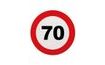 Talíře dopravní značka 70 - 23 cm - 8ks/bal.