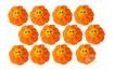 Orange Sun Sugar Decorations
