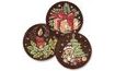 Coloured Christmas decor - 24 pcs - chocolate rounds