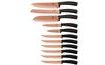 11-Piece Non-Stick Knife Set Rosegold Metallic Line