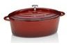 Cast Iron Roasting Dish with Lid CALIDO 32 x 25 cm