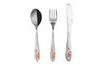 Children's Stainless Steel Cutlery Set 3 pcs GIRAFFE