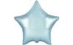 Balón foliový 45 cm Hvězda PASTELOVÁ MODRÁ