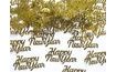 Happy New Year - gold confetti 4x2 cm - New Year's Eve