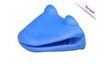 Silicone oven glove - hippo blue