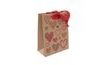 Taška dárková 18x23 cm HEARTS