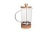 CORK üveg/acél/bambusz kávéfőző 0,4 l