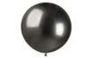 Króm ballon 80 cm - fényes űr szürke 1db