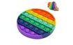 POP IT anti-stress toy circle rainbow