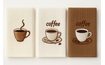 Set of COFFEE Kitchen Towels 45 x 70 cm, 3 pcs, Mixed Colors