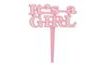 Cupcake toppers, 8 pcs - Baby shower - It´s a girl - Girl