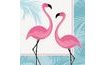 Szalvéták Flamingo