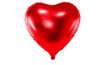 Fóliový balón srdce červené - Valentín - Svadba - 60 cm