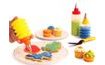Cake decorating piping containers with piping nozzles 16 pc.