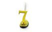 Birthday cake set - digits 7 and candle