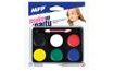 MakeUp Party Face Paint Set with Brush - 6 pcs