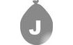 Silver Letter J Balloon