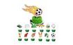 Football Cake and Muffin Toppers - 13 pcs - Cakesicq