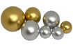 Čokoládové gule zlaté a strieborné