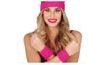 Pink Wristband Set with Headband