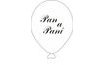 Mr and Mrs balloon with black print