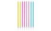 Birthday candles - pastel long,14,5 cm 16 pcs