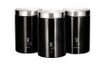Food Storage Container Set of 3 Royal Black Collection