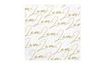 Love Napkins, White, 33x33cm