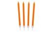 Birthday candles 8,6 cm 10 pcs orange