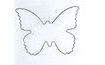 Vykrajovátko motýl babočka 5,7 cm