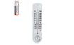 Thermometer + hygrometer plastic uni