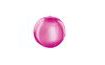 Pink 3D round foil balloon 62 cm