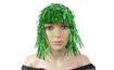 Green foil wig