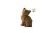 Pressed Sugar Decoration – 3D Brown Kitten