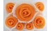Dortová sada růží - oranžové oranžové