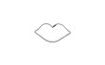 Mouth Shaped Cookie Cutter