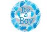 Fóliás lufi kerek - It´s a Boy - 45 cm - Baba ünnep