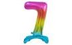 Foil balloon numbers DUH on base, 74 cm - 7